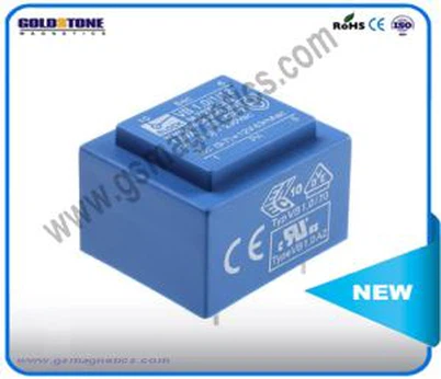 BB 1,0/1/12 Transformer PCB melalui lubang litar pintas Proof1VA 230V pemindahan 12V EI30/10.5